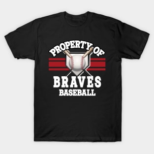 Proud Name Braves Graphic Property Vintage Baseball T-Shirt